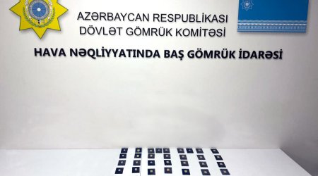 Dubaydan Bakıya qanunsuz qızıl külçələr gətirmək istədilər &ndash; FOTO