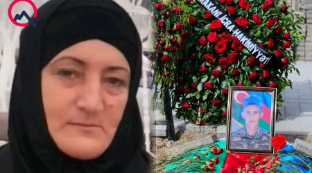 Qətlə yetirilən əsgərin anası qəzada həyatını itirdi