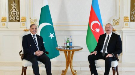 Şahbaz Şərif İlham Əliyevə TƏŞƏKKÜR ETDİ