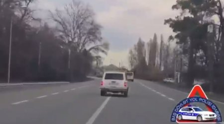 Bakı&ndash;Şamaxı&ndash;Yevlax yolunda avtoxuliqanlıq edən sərxoş sürücü tutuldu &ndash; VİDEO