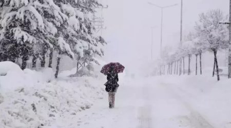 Bu ərazilərə qar yağır - FAKTİKİ HAVA