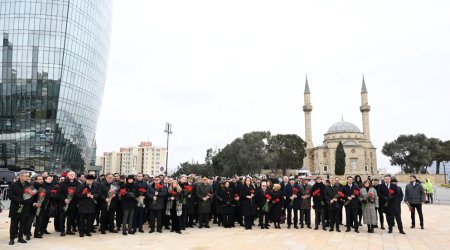 Hindistan səfiri Şəhidlər xiyabanını ziyarət etməyib – FOTO