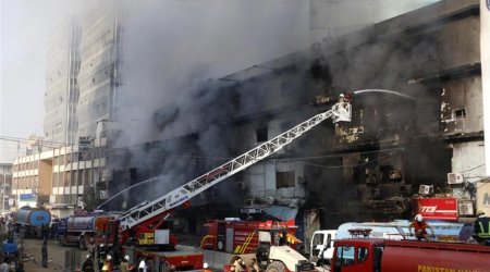 Pakistandakı dəhşətli yanğında ölənlərin sayı ARTDI