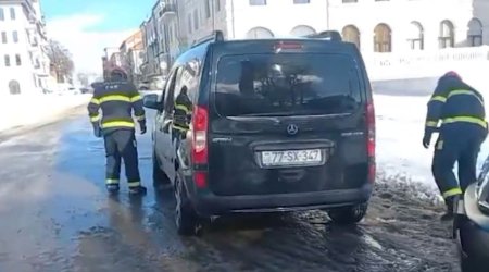 Qarabağda buz bağlayan yollarda köməksiz qalanlar belə xilas edildi &ndash; VİDEO