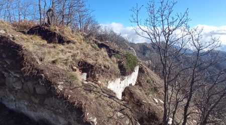 İsmayıllıda dəfinə tapmaq üçün qalanı uçurdular &ndash; FOTO