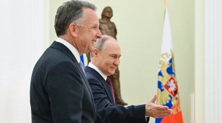 Putin Kremldə ABŞ nümayəndə heyətini qəbul edir - VİDEO