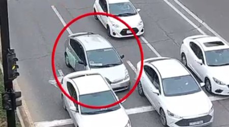 Bakıda &ldquo;Prius&rdquo; qəza törətdi &ndash; ANBAAN VİDEO