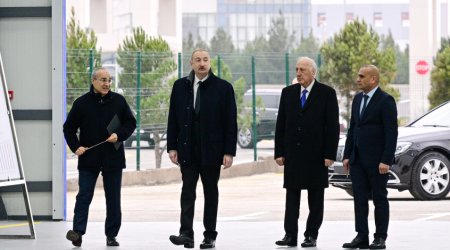 İlham Əliyev Sumqayıtda zavodun açılışında &ndash; FOTO/VİDEO