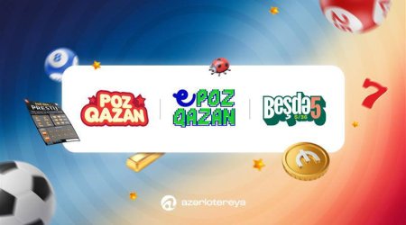 &ldquo;Azərlotereya&rdquo; 2025-ci ildə 267 böyük uduş TƏQDİM EDİB