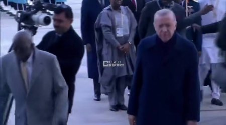 Nigeriya prezidenti Türkiyədə Ərdoğanla görüş zamanı YIXILDI - VİDEO