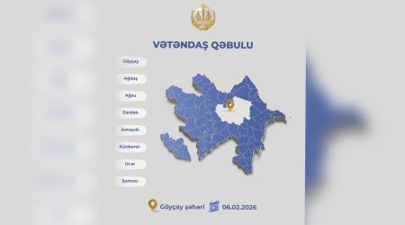 Ədliyyə naziri Göyçayda vətəndaşları qəbul edəcək