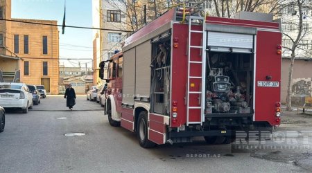 SON DƏQİQƏ! Sumqayıtda yaşayış binası yanır &ndash; FOTO