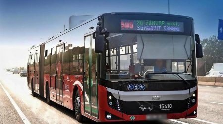 Sumqayıtda sərnişinləri soyuqda 20 dəqiqə gözlədən sürücüyə XƏBƏRDARLIQ EDİLDİ