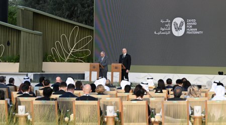 Azərbaycan Prezidenti: BƏƏ bir çox ölkələr üçün həqiqətən bir nümunədir