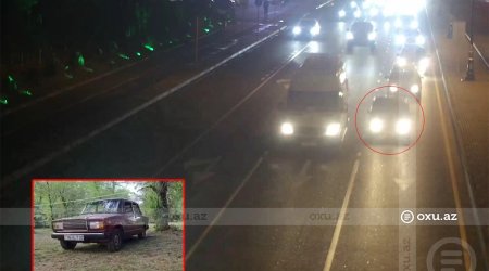 Bakıda binanın həyətindən maşın oğurlandı, radara düşdü &ndash; VİDEO
