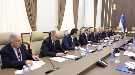 Azərbaycan, Özbəkistan və Gürcüstan arasında Orta Dəhlizin inkişafı üzrə əməkdaşlığın perspektivləri müzakirə olunub - FOTO