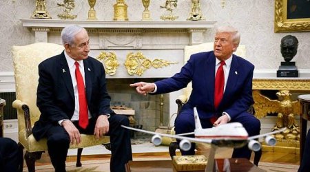 Tramp və Netanyahu arasında görüş başa çatdı - YENİLƏNİB