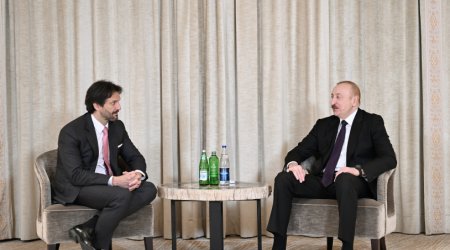 İlham Əliyev Münxendə Slovakiya Baş nazirinin müavini ilə görüşüb - FOTO/VİDEO