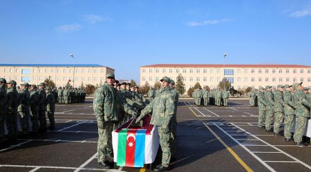 Gənc əsgərlərin andiçmə mərasimləri keçirildi