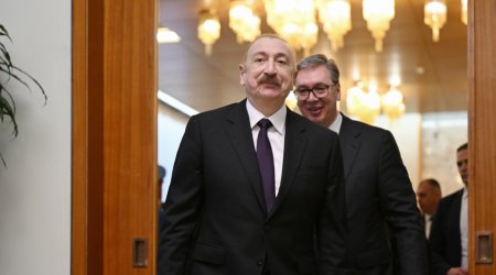 Belqradda Azərbaycan və Serbiya arasında Strateji Tərəfdaşlıq Şurasının 1-ci iclası keçirildi - FOTO/VİDEO