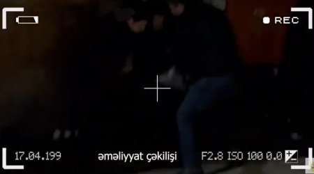 Bakıda narkokuryerlərin tutulma ANI &ndash; VİDEO