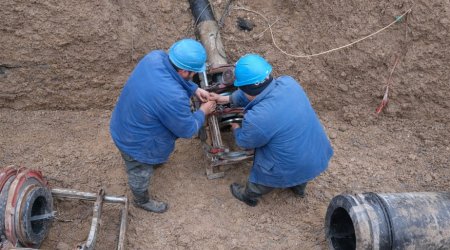 Zabratda su xəttində baş verən qəza aradan qaldırıldı