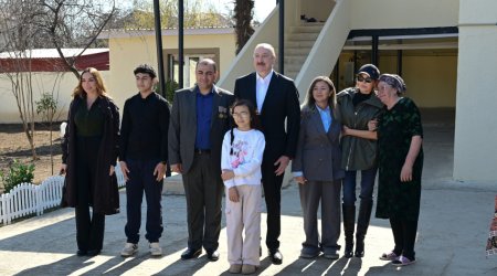 Prezident və birinci xanım Xocavənd şəhərində görülmüş işlərlə tanış oldular - FOTO/VİDEO