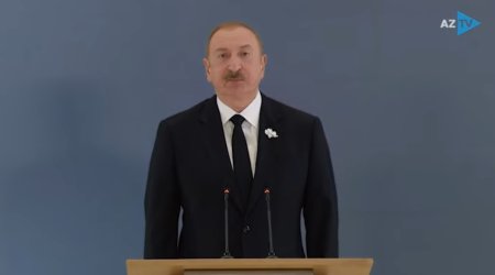 Prezidentdən MESAJ: &ldquo;Bizim iradəmizə qarşı çıxanın başı əziləcək&rdquo; - VİDEO