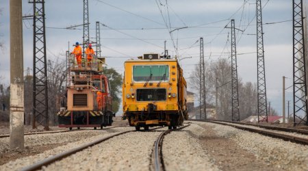 Alabaşlı-Qızılca dəmir yolu sahəsində əsaslı təmir YEKUNLAŞMAQ ÜZRƏDİR &ndash; FOTO