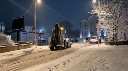 Şuşaya qar yağdı - FOTO