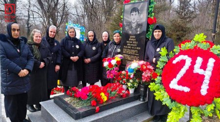 Qəbələdə şəhid Şöhrət Mikayılovun doğum günü qeyd olunub - FOTO