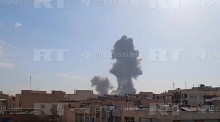 Tehrana silsilə raket zərbələri - İran prezidentinin iqamətgahı hədəfə alındı - VİDEO