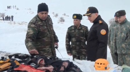 Zəngəzur Milli Parkında qar uçqunu ilə bağlı təlim keçirildi &ndash; VİDEO