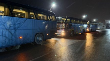 Astara sərhədində avtobuslar hazır vəziyyətə gətirildi - FOTO