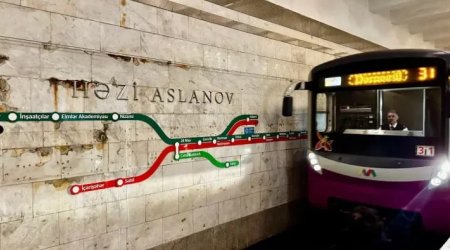 Metronun "Həzi Aslanov" stansiyasındakı təmir nə vaxt başa çatacaq? &ndash; RƏSMİ AÇIQLAMA