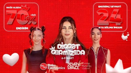 Bu qırmızı dayanmaq üçün deyil, cəmi dördgünlük fürsəti tutmaq üçündür: "Baku Electronics"də "Diqqət Qırmızıdadır"!