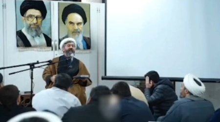 İranda din xadimlərinin iclası raket zərbəsinə görə yarımçıq qaldı - VİDEO