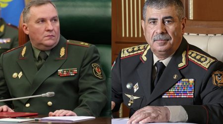 Zakir Həsənov belaruslu həmkarı ilə İranın Naxçıvana PUA hücumlarını MÜZAKİRƏ ETDİ