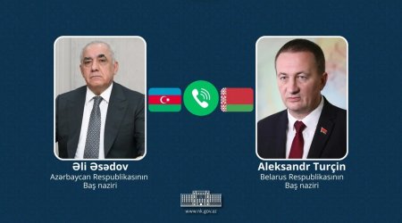 Əli Əsədov belaruslu həmkarı ilə İranın Naxçıvana PUA hücumunu MÜZAKİRƏ ETDİ