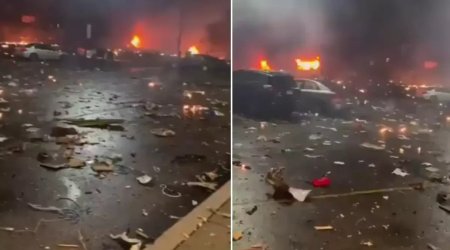 Gecə yarısı Tel-Əviv kabus yaşadı - VİDEO