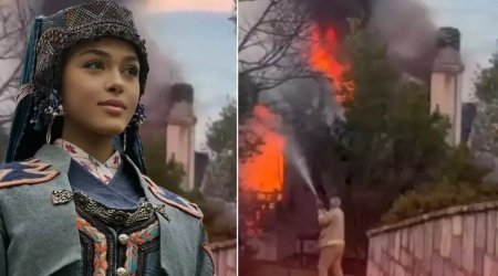 Məşhur aktrisanın villasında DƏHŞƏTLİ YANĞIN: Təcili xəstəxanaya aparıldı - FOTO/VİDEO
