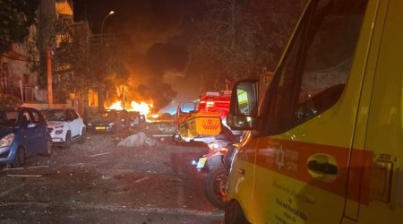 İranın raket hücumundan sonra Təl-Əviv - VİDEO