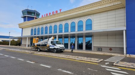 Naxçıvan aeroportunun fəaliyyəti BƏRPA EDİLDİ - FOTO