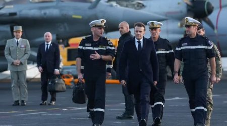 Makron: &ldquo;Biz Yaxın Şərq münaqişəsində iştirak etmirik&rdquo;