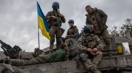 Ukrayna ordusu Dnepropetrovsk vilayətini azad etdi - FOTO