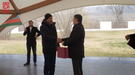 Xanabad kəndində 21 ailəyə mənzillərin açarları təqdim olundu - FOTO 