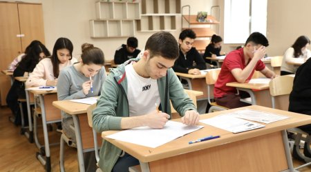 Azad olunan ərazilərdə buraxılış imtahanı keçirildi