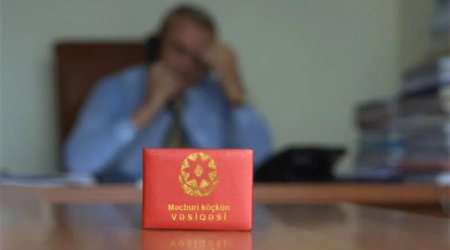 Son 2 ildə neçə şəxsə məcburi köçkün vəsiqəsi VERİLİB?