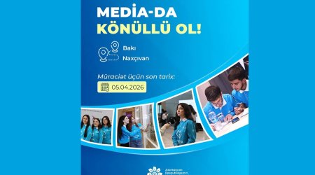 "Media könüllüləri" proqramına yenidən qeydiyyat başladı