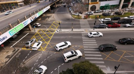 Sürücülərin NƏZƏRİNƏ: Tbilisi prospektində dəyişiklik edildi &ndash; FOTO